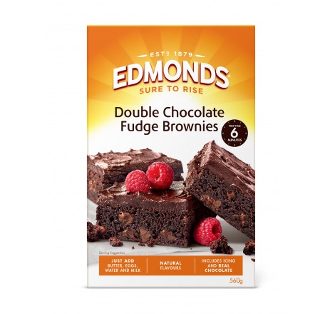 Double Chocolate Fudge Brownies NZ Edmonds Cooking