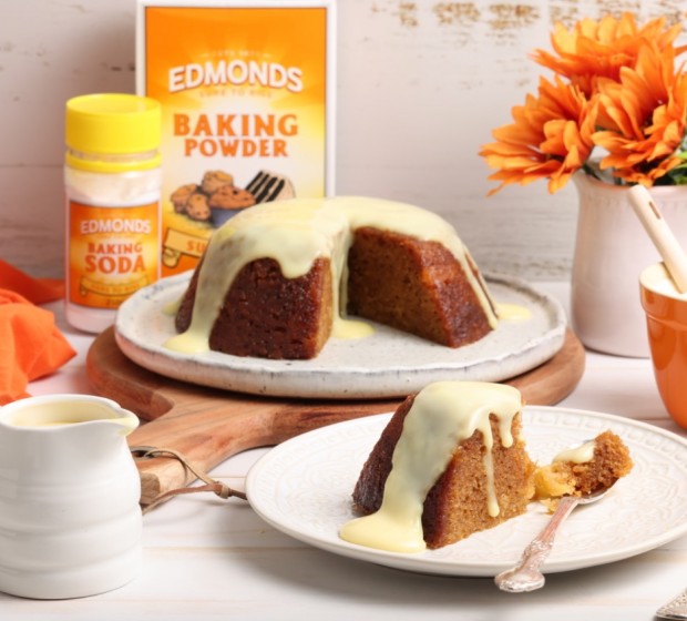 Golden Syrup Steamed Pudding
