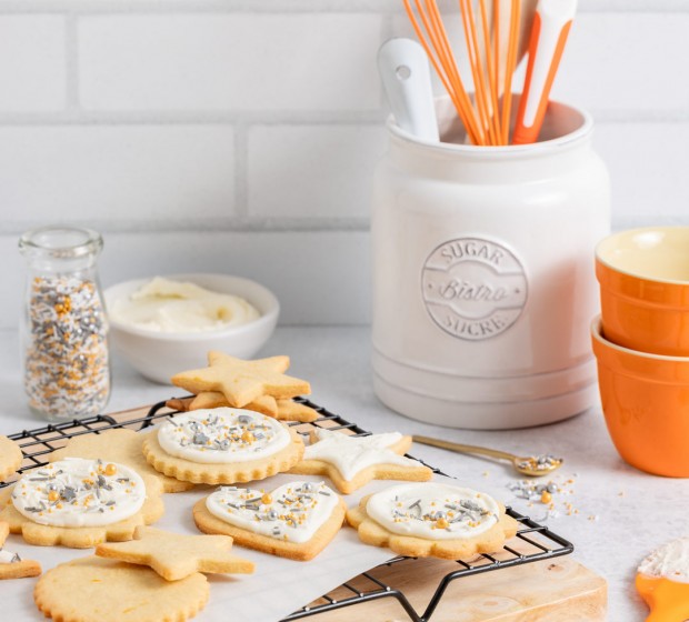 Lemon Star Biscuits