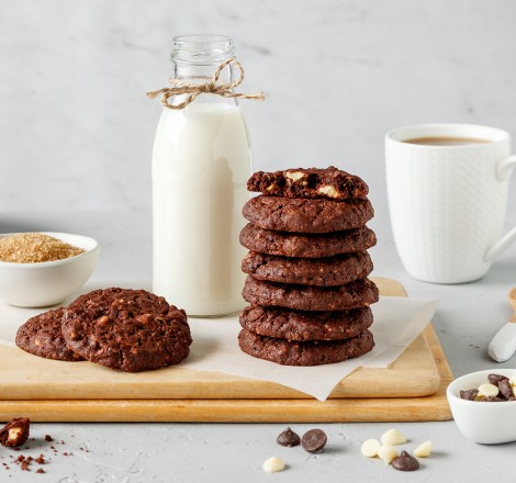 Triple Chocolate Mocha Cookies