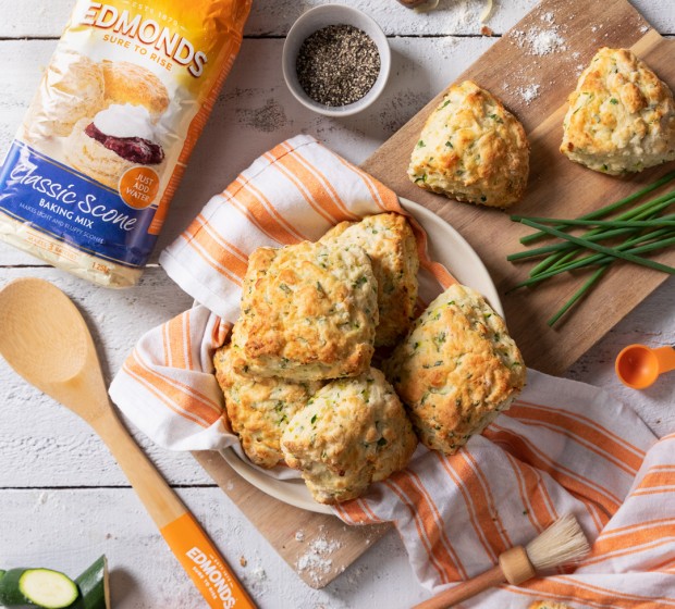 Zucchini Cheddar Scones